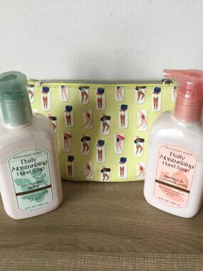 Bath & Body Works Moisturizing Hand Soap Set of 2 Cucumber Lily & Mango Coconut